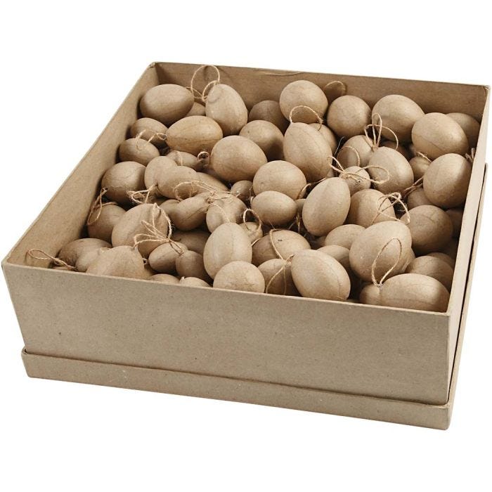 Eggs, H: 3-4-5-6 cm, 140 pc/ 1 pack