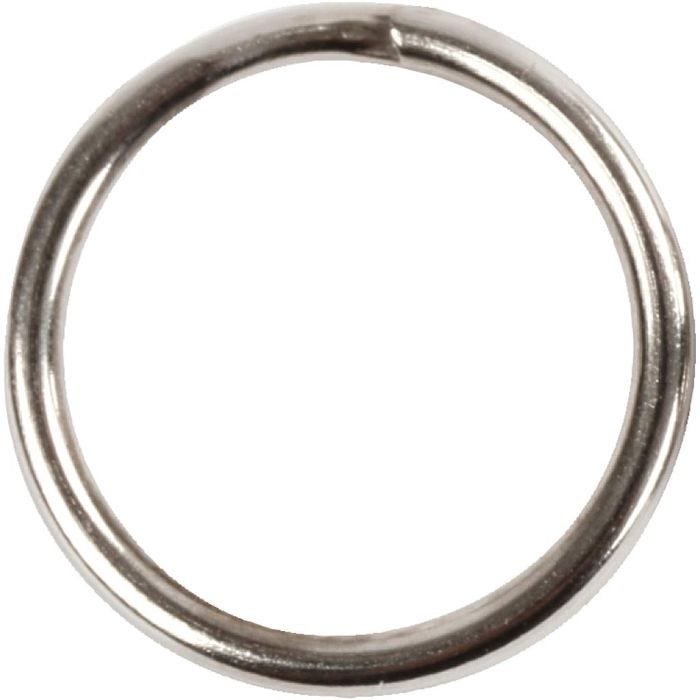 Key rings, dia. 12 mm, 10 pc/ 1 pack