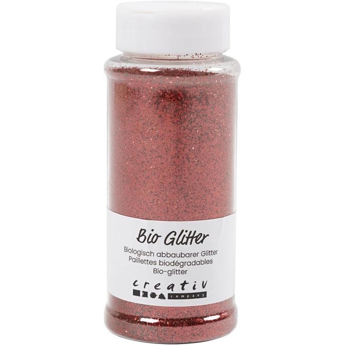 Bio Sparkles, red, 140 ml/ 1 tub