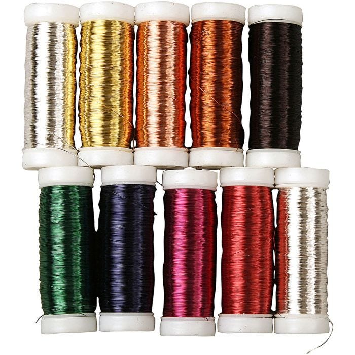 Floral Wire, thickness 0,18 mm, 10x50 g/ 1 pack