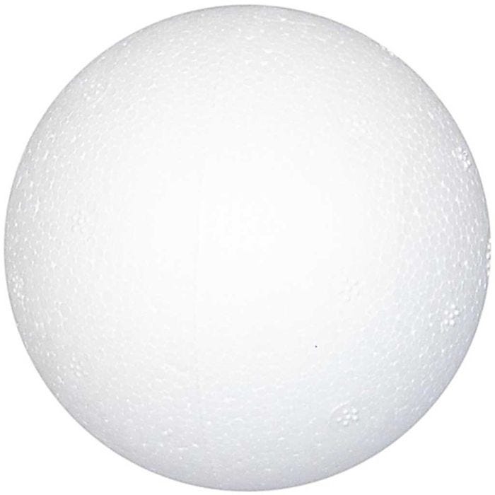 Polystyrene Balls, dia. 7 cm, white, 50 pc/ 1 pack