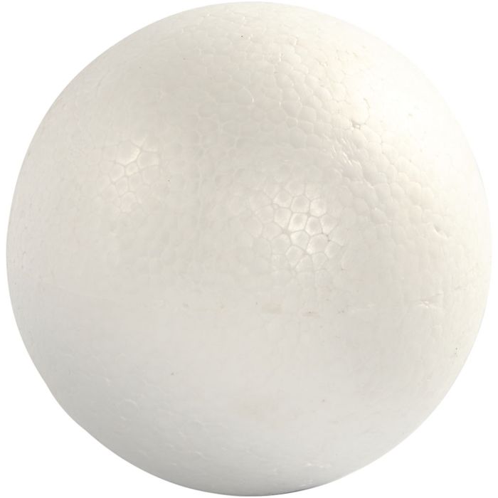 Polystyrene Balls, dia. 14,8 cm, white, 1 pc