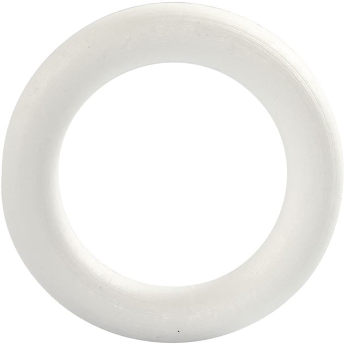 Ring, 12 cm, 20 mm, white, 1 pc