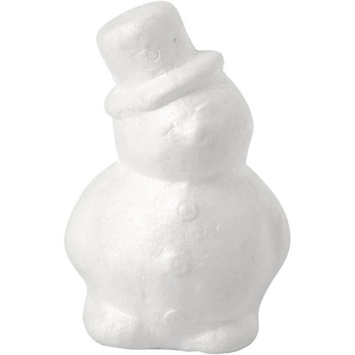 Snowman, 17 cm, white, 1 pc
