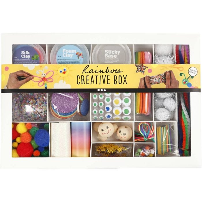 Craft Mix, Rainbow, 1 set
