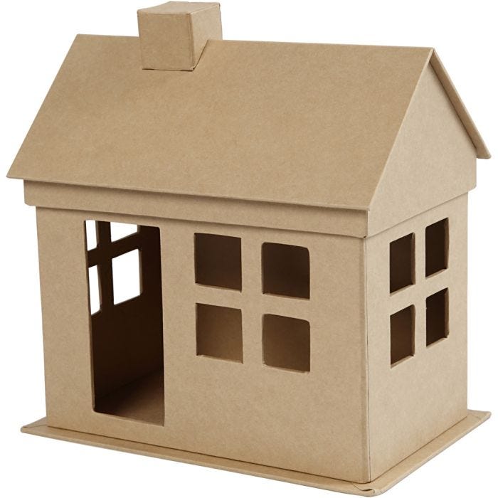House, 23 cm, 14,5 cm, 22,5 cm, 1 pc