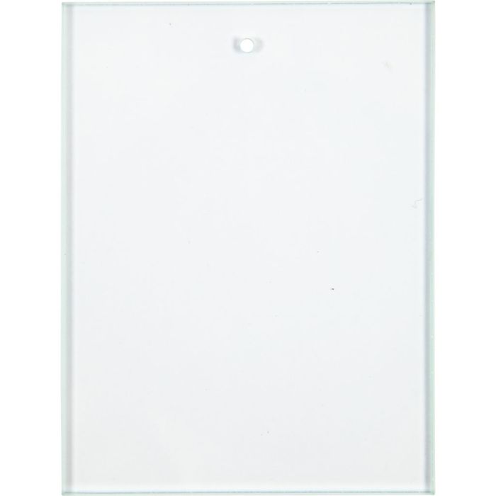 Glass Plate, size 8x6 cm, thickness 3 mm, 10 pc/ 1 pack