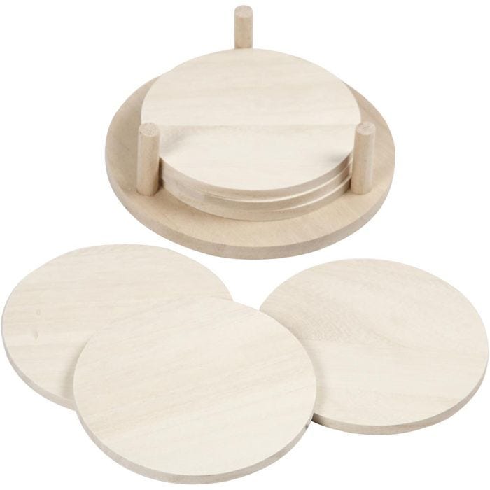 Slices, dia. 9,5 cm, thickness 5 mm, 6 pc/ 1 pack