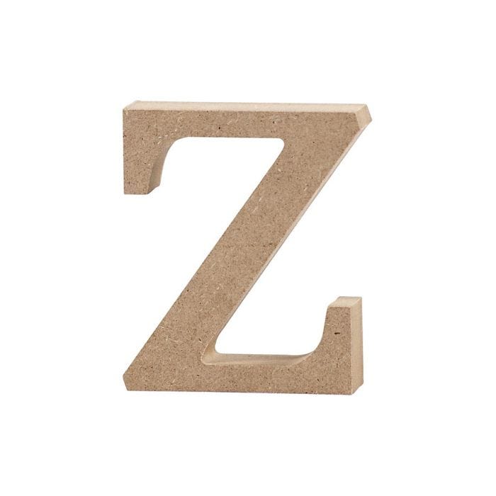 Letter, z, H: 8 cm, thickness 2 cm, 1 pc