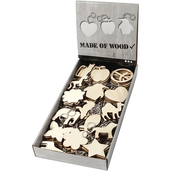 Keyhanger, size 7x7 cm, thickness 3 mm, 128 pc/ 1 pack