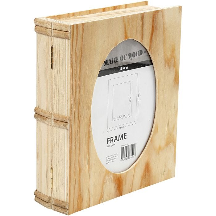 Book Box, 21,7x18 cm, 16x10,8 cm, 5,6 cm, 1 pc