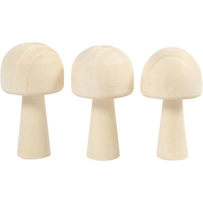 Toadstool, 5,2 cm, 2,9 cm, 3pc/ 1 pack