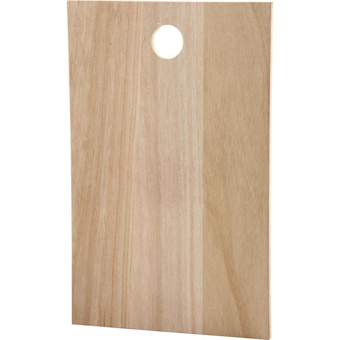 Wooden slab, 35x22 cm, 13 mm, 1 pc