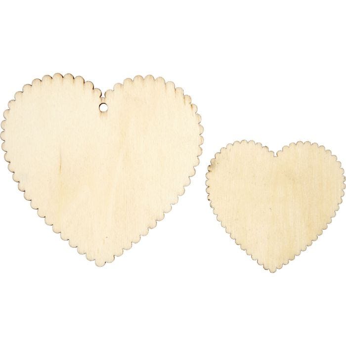 Hearts, size 5,1x5,1 cm, 12 pc/ 1 pack