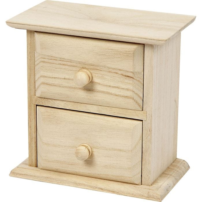 Chest of Drawers, 13x7,5x13 cm, 1 pc