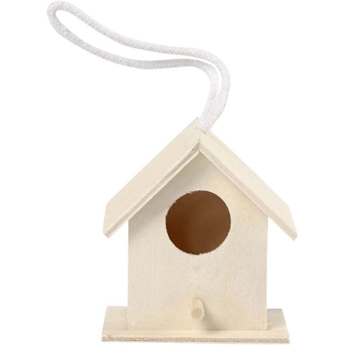 Bird House, 6x6 cm, 1 pc
