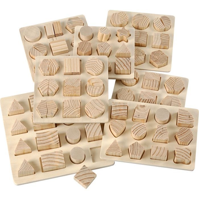 Jigsaw Puzzle, size 12,5x12,5-19,5x19,5 cm, 7 pc/ 1 pack