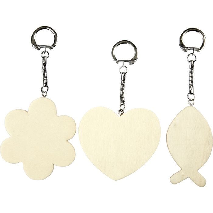 Keyhanger, size 6-7 cm, thickness 3 mm, 12 pc/ 1 pack