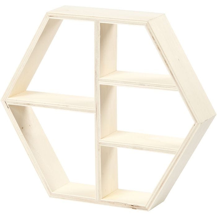 Wood shelf, 25 cm, 5 cm, 28,5 cm, 1 pc