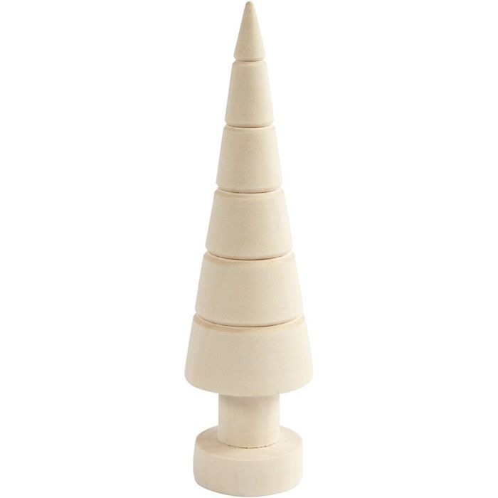 Christmas trees, H: 18 cm, dia. 5 cm, 10 pc/ 1 pack