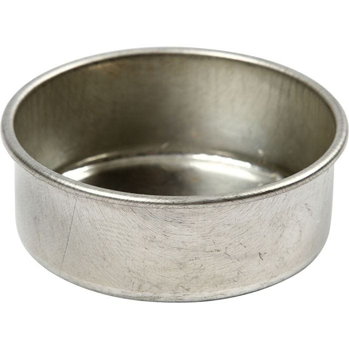 Candle Holder, H: 15 mm, dia. 44 mm, 12 pc/ 1 pack