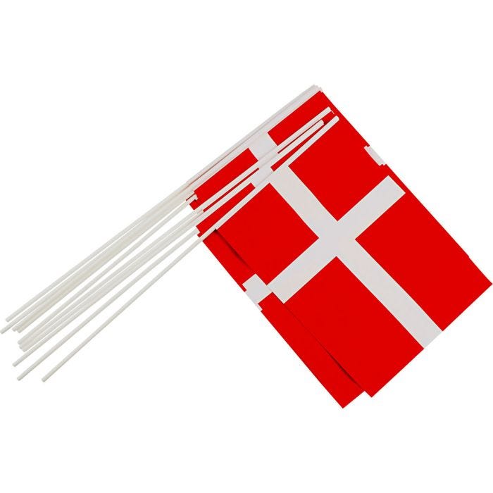 Waving Flags, L: 50 cm, size 20x27 cm, 10 pc/ 1 pack