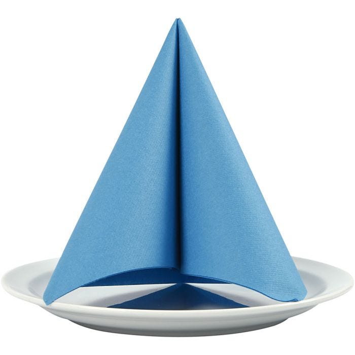 Table Napkins, size 40x40 cm, 60 g, turquoise, 20pc/ 1 pack