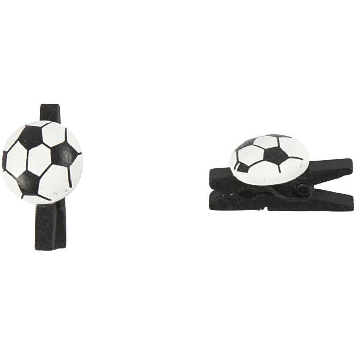 Football Peg, size 14x25 mm, thickness 12 mm, black, 10 pc/ 1 pack