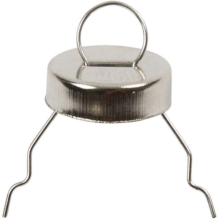 Hanging Ornaments, dia. 13 mm, hole size 5 mm, silver, 25 pc/ 1 pack