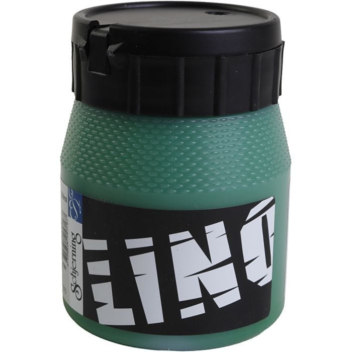 Lino Printing Ink, green, 250 ml/ 1 tub