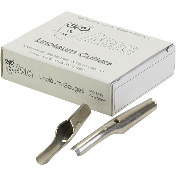 Lino cutting knives, 10 pc/ 1 pack