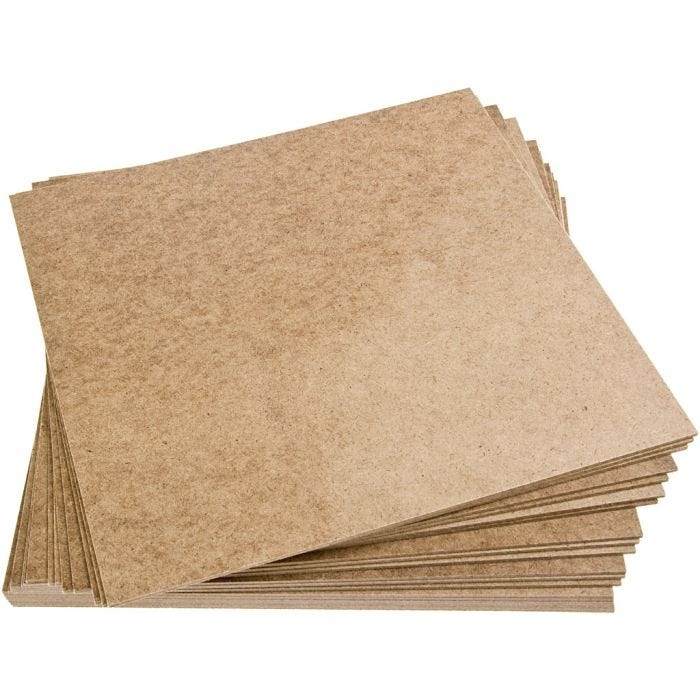 Art Masonite Board, size 30x30x0,25 cm, 20pc/ 1 pack