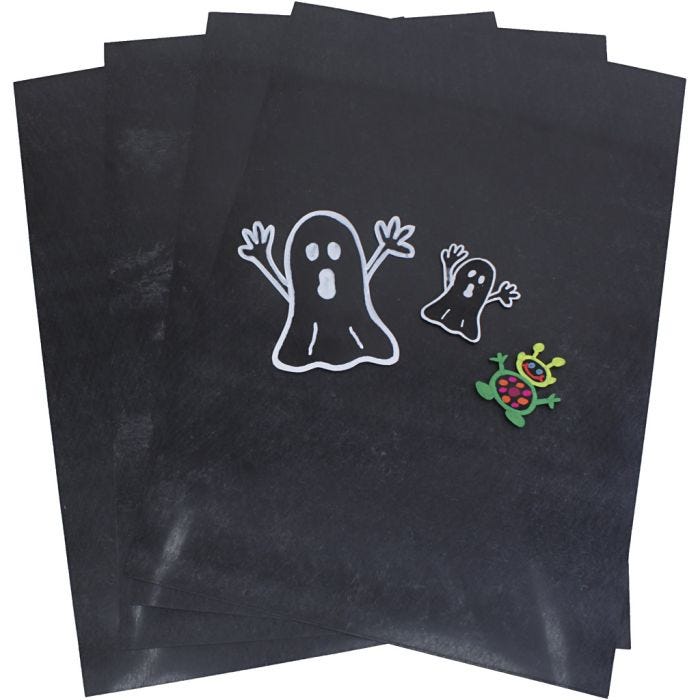 Shrink Plastic Sheets, A4, black, 10 sheet/ 1 pack