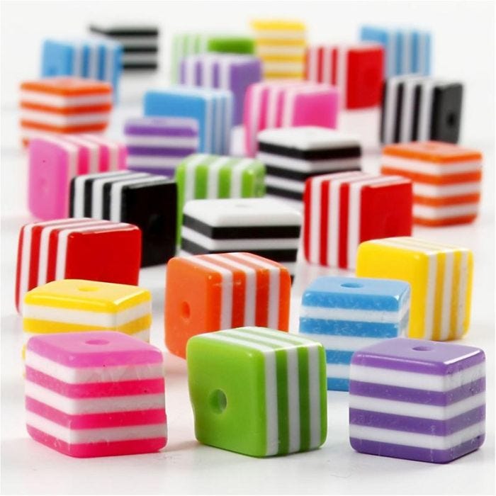 Multi Mix, size 8x8 mm, hole size 2,5 mm, 80 g, 110 ml/ 1 pack