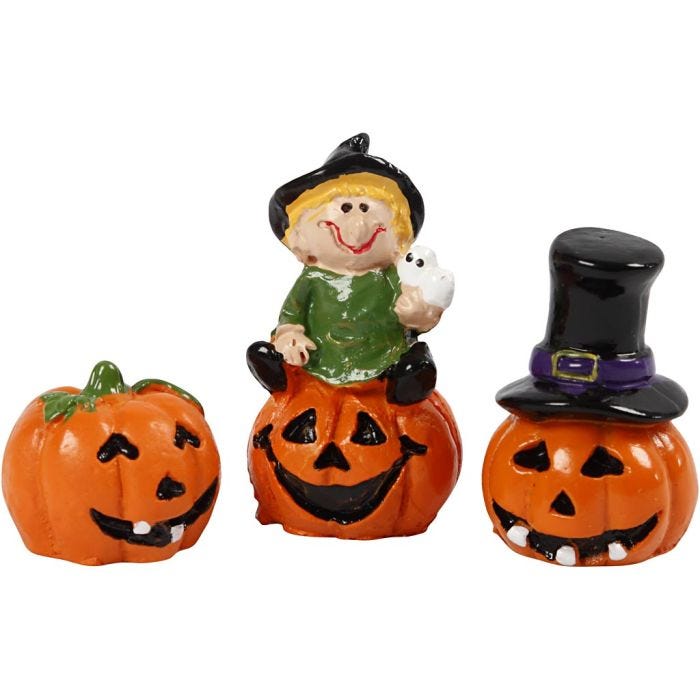 Miniature figurines, H: 1,5-3,5 cm, L: 2 cm, W: 2 cm, 3 pc/ 1 pack