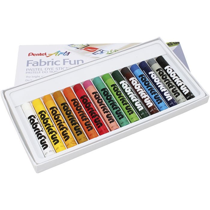 Sewing chalk, assorted colours, 15 pc/ 1 pack
