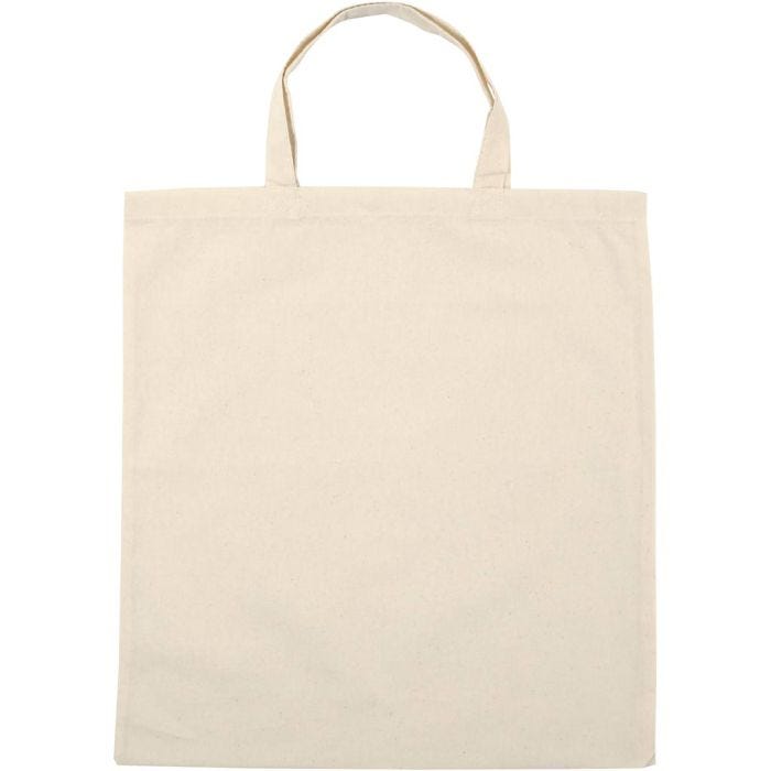 Tote Bag, size 38x42 cm, 145 g, light natural, 20x5 pc/ 1 pack