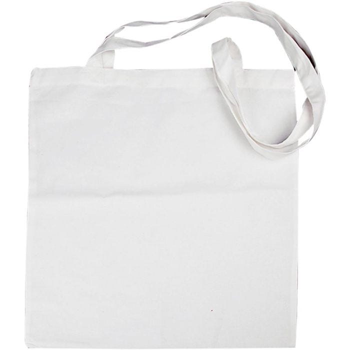 Shopping Bag, size 38x42 cm, 130 g, white, 20 pc/ 1 pack