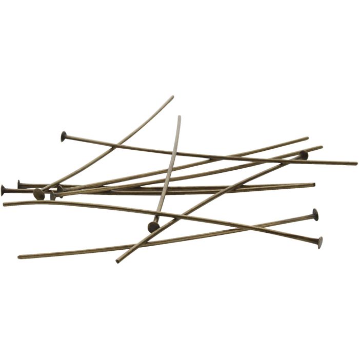 L: 50 mm, antique gold, 250 pc/ 1 bag