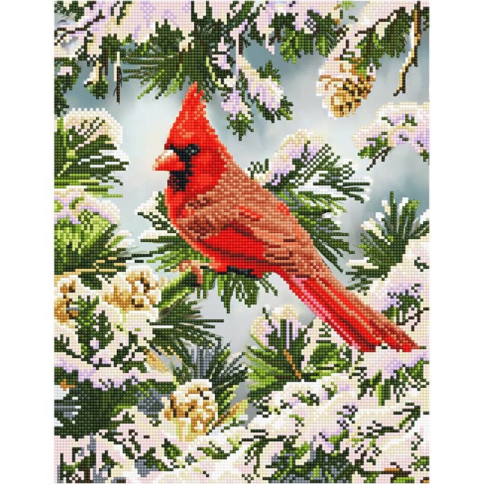 Diamond Dotz, Good Fortune Cardinal, 35,5x45,7 cm, 1 pack