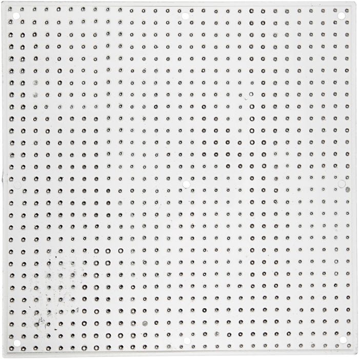 Peg Board, large square, size 14,5x14,5 cm, medium, 10 pc/ 1 pack