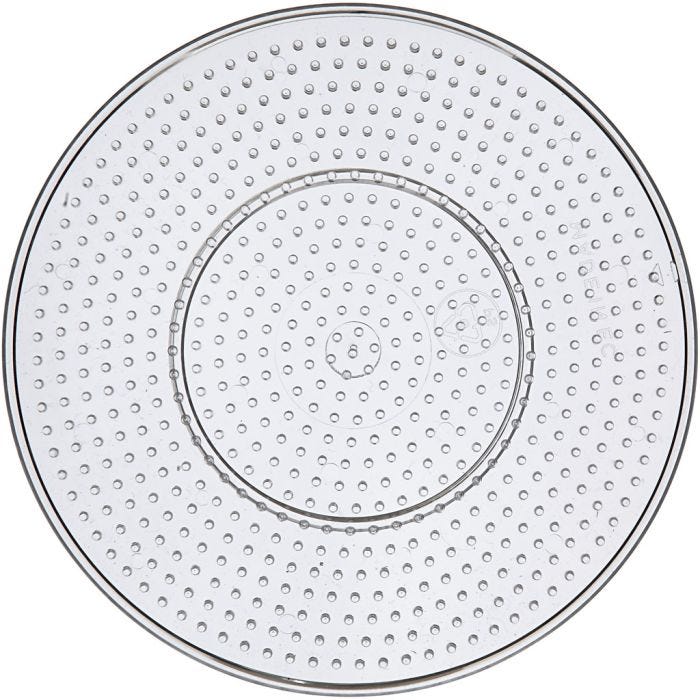 Peg Board, dia. 15 cm, medium, clear, 10 pc/ 1 pack