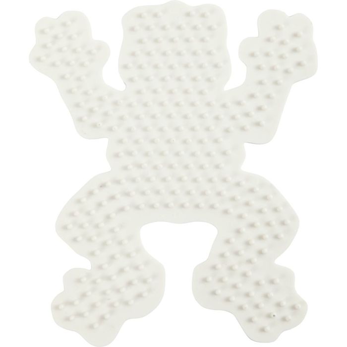 Bead board / pegboard, frog, size 10 cm, 1 pc