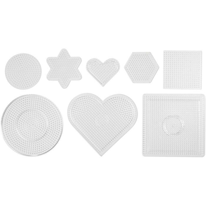 Peg Board, size 7-15 cm, medium, clear, 8 pc/ 1 pack