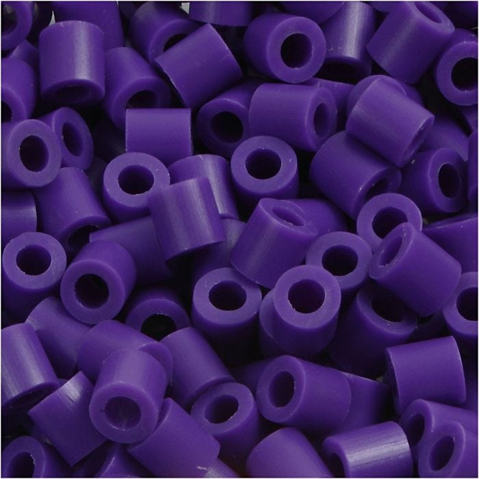PhotoPearls, size 5x5 mm, hole size 2,5 mm, medium, dark purple (11), 6000 pc/ 1 pack