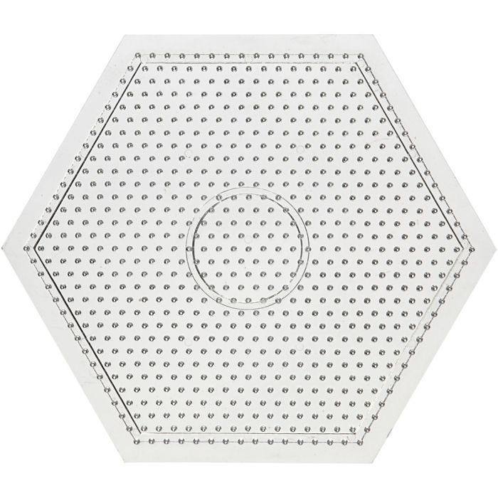Peg Board, large hexagon, size 15x15 cm, medium, 10 pc/ 1 pack