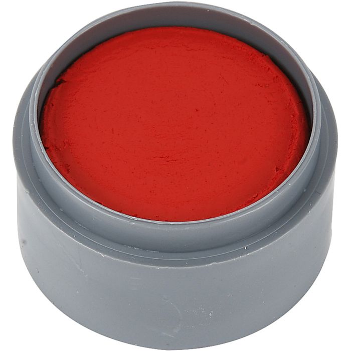 Water-based Face Paint, clear red, 15 ml/ 1 tub