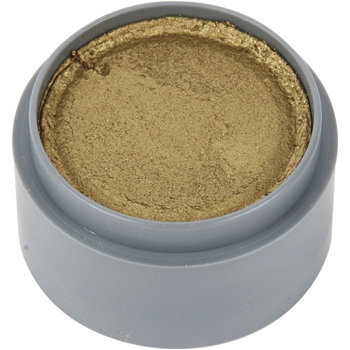 Water-based Face Paint, gold, 15 ml/ 1 tub
