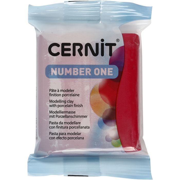 Cernit, carmine red (420), 56 g/ 1 pack