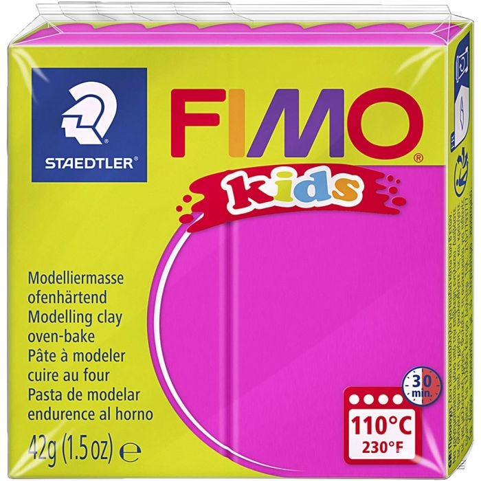 FIMO® Kids Clay, pink, 42 g/ 1 pack
